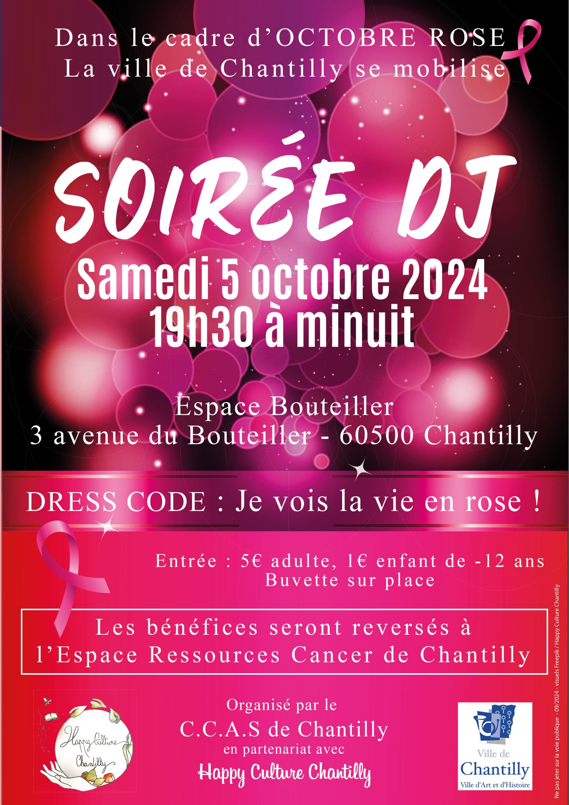 OCTOBRE ROSE 2024 - Soirée DJ